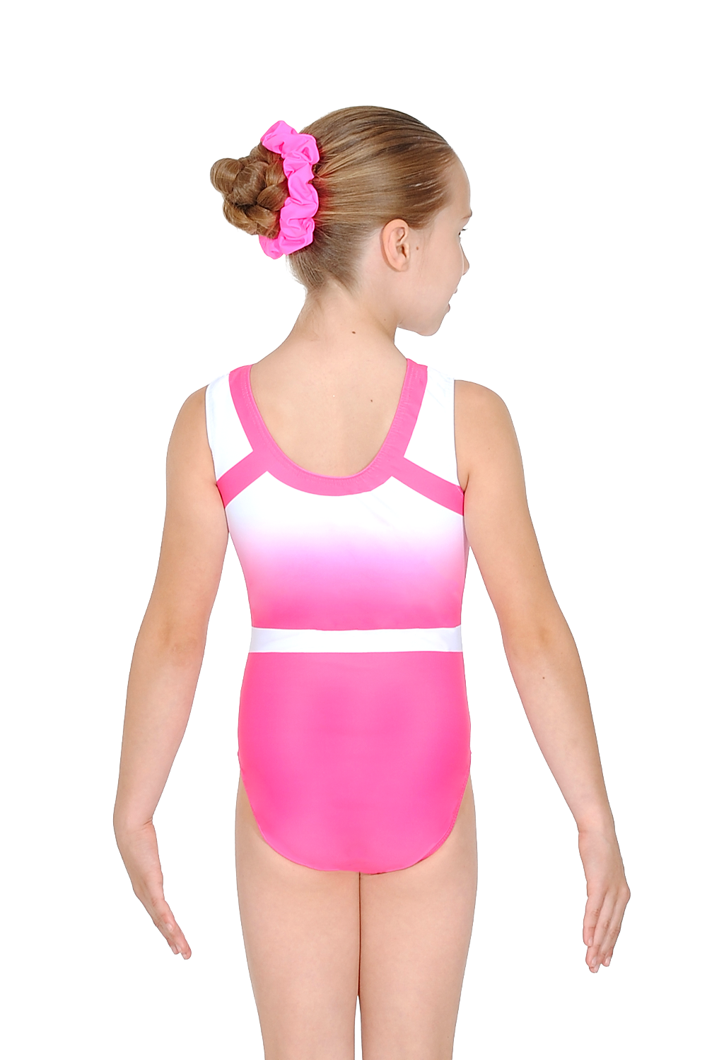 Melody Sleeveless Pink Gymnastics Leotard