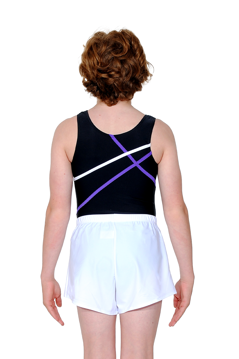 Justaucorps de gymnastique sans manches Atlas pour garçons/hommes