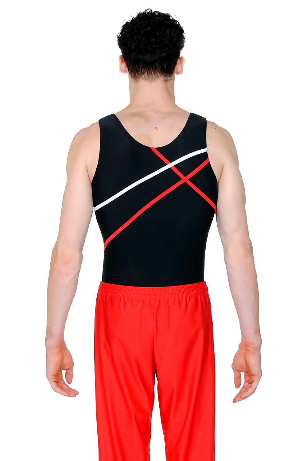 Justaucorps de gymnastique sans manches Atlas pour garçons/hommes
