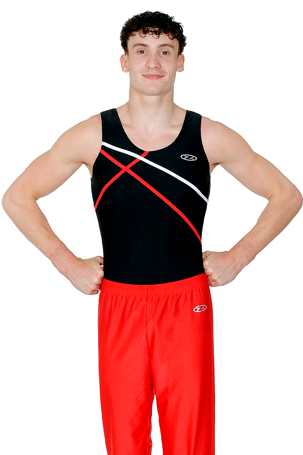 Justaucorps de gymnastique sans manches Atlas pour garçons/hommes